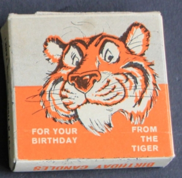 Esso Geburtstagskerzen 1965 "From the Tiger" in Originalbox (4227)